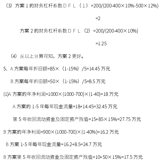 2020年自考00067財(cái)務(wù)管理學(xué)考前密押試卷及答案（下）