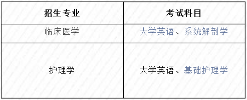 專升本考試科目