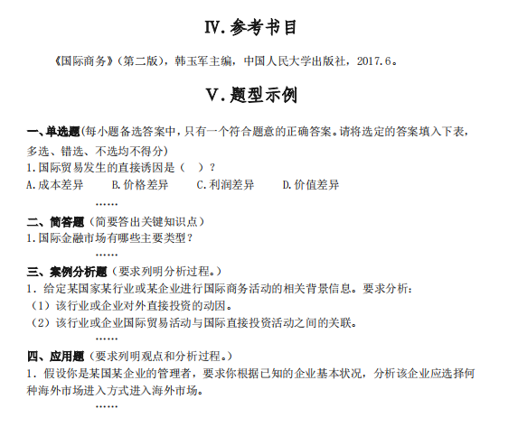 2021年廣東專升本廣州商學(xué)院國際商務(wù)基礎(chǔ)科目考試大綱