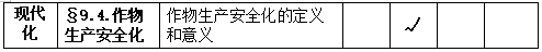 农学概论考试内容及基本要求