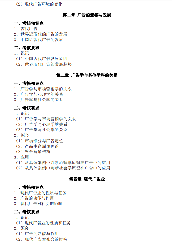 2021年廣東培正學(xué)院專升本廣告學(xué)概論科目考試大綱