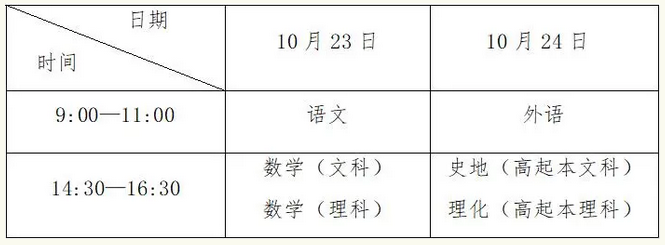 浙江嘉兴市本级2021年成人高考高起本、高起专考试时间表.png