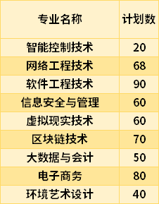 2021江西軟件職業(yè)技術大學專升本專業(yè)計劃