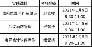 湖南工商大學(xué)2022年1月自考實操類課程考核通知