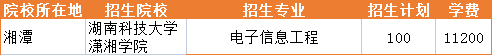 2021年湖南科技大學(xué)瀟湘學(xué)院招生專業(yè)學(xué)費(fèi)詳情