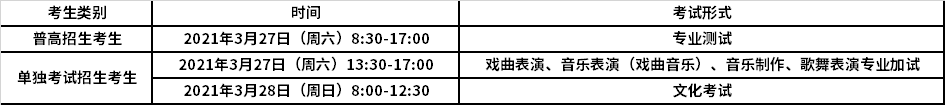 2021年浙江艺术职业学院高职提前报名考试信息