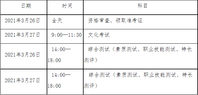 2021年資陽環(huán)境科技職業(yè)學(xué)院高職教育單獨(dú)招生報(bào)名考試信息