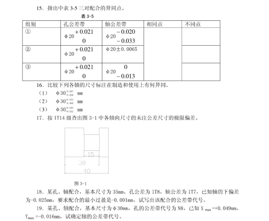 2022年遼寧專升本機(jī)械專業(yè)典型件結(jié)合和傳達(dá)的精度設(shè)計模擬習(xí)題