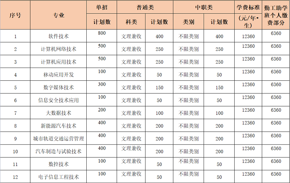 2022年四川托普信息技術(shù)職業(yè)學院高職單招招生專業(yè)計劃