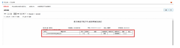 成績查詢