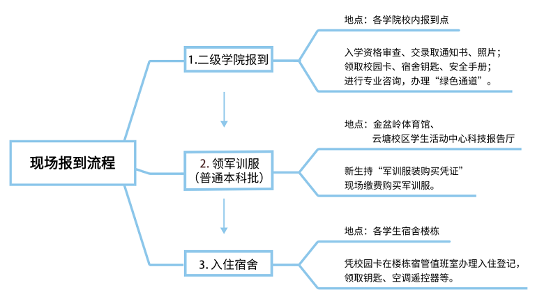 现场报到流程